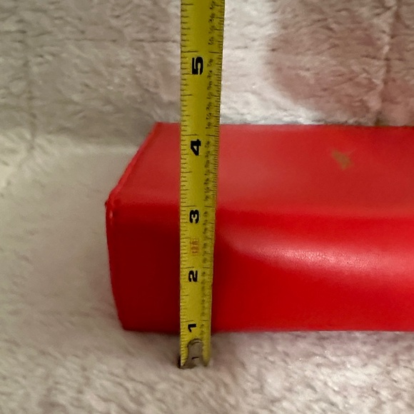 YSL Beaute Red Clutch Bag - Picture 8 of 8